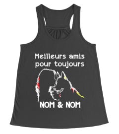 Meilleurs amis pour toujours "nom et nom" - Dogs