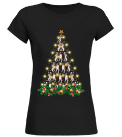Boston Terrier Lover Christmas T-Shirt