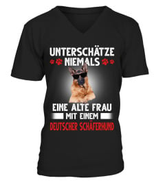 Deutscher Schäferhund - Unterschätze niemals eine alte Frau