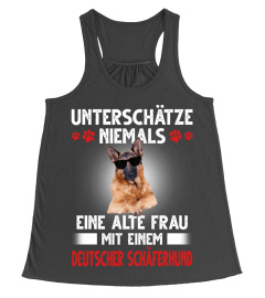 Deutscher Schäferhund - Unterschätze niemals eine alte Frau