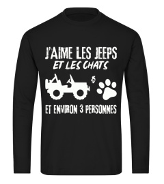 I like jeeps and cats and maybe 3 people