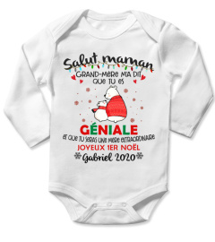 SALUT MAMAN ! JOYEUX 1ER NOEL