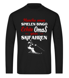 Manche omas spielen bingo - Skiing