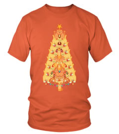 CHRISTMAS SHIRT WITH ORANGE CAT  2020