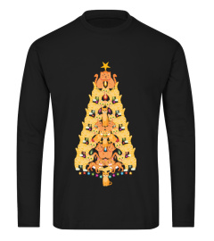 CHRISTMAS SHIRT WITH ORANGE CAT  2020