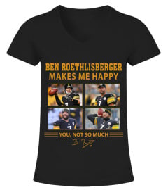 BEN ROETHLISBERGER MAKES ME HAPPY