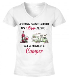 A woman cannot survive on wine alone - Motorhome