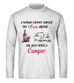 A woman cannot survive on wine alone - Motorhome