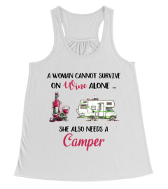 A woman cannot survive on wine alone - Motorhome