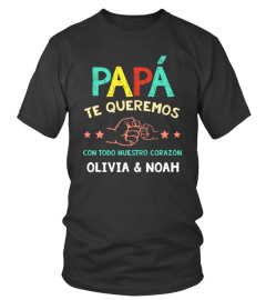 Papá, te queremos con todo nuestro corazón