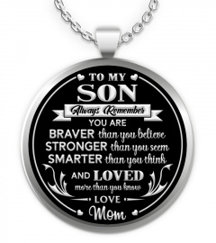 US - TO MY SON-MOM HEART NECKLACE