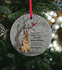 German Shepherd Those we love don't go away they walk beside us every day
