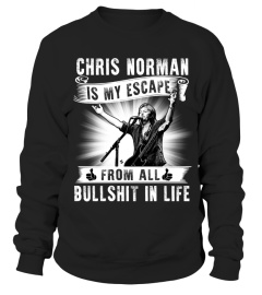 CHRIS NORMAN IS MY ESCAPE FROM ALL BULLSHIT IN LIFE