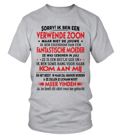 SORRY IK BEN EEN VERWENDE ZOON