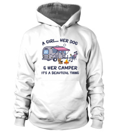 Her Camper And Her Dog