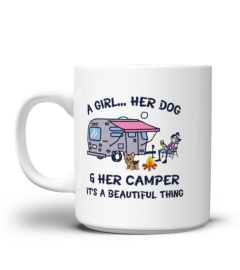 Her Camper And Her Dog