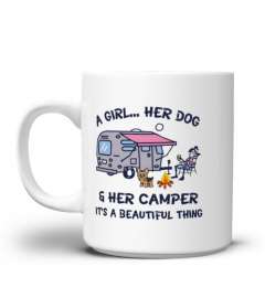 Her Camper And Her Dog