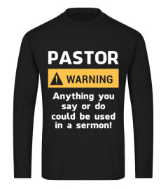 PASTOR WARNING