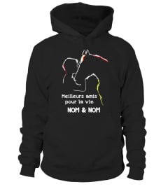 Meilleurs amis pour la vie " Nom & Nom" - Horse