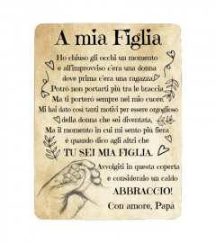 IT - COPERTA A MIA FIGLIA-PAPÀ