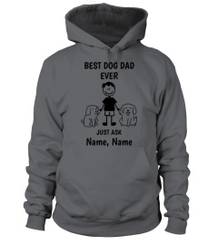 2 Dogs & Boy Personalised T-shirt