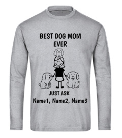 3 Dogs & Girl Personalised T-shirt