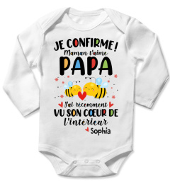 JE CONFIRME! MAMAN T'AIME PAPA