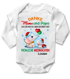 FROHLICHE WEIHNACHTEN, MAMA UND PAPA