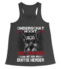 DUITSE HERDER - ONDERSCHAT NOOIT EEN OUDE MAN