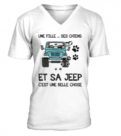 Une fille-ses chiens - Jeep Girl