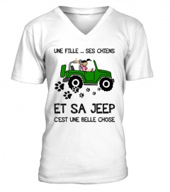 Une fille-ses chiens - Jeep Girl
