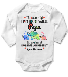 IK BEVESTIG! MAMA HOUDT VAN JE PAPA