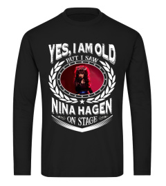 I SAW NINA HAGEN ON STAGE