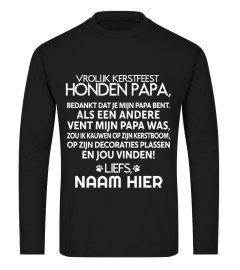 VROLIJK KERSTFEEST HONDEN PAPA