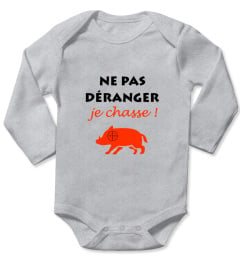 T-SHIRT NE PAS DÉRANGER JE CHASSE