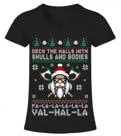 Deck The Halls With Skulls And Bodies Viking