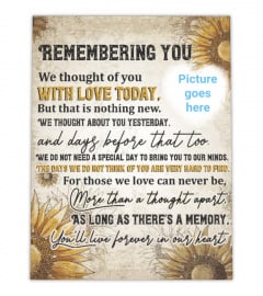 Remembering You Memories Canvas