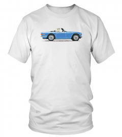French Blue color TR6  the Classic British Sports Car Classic TShirt422