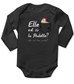 Elle est où la poulette? elle est bien cachée?