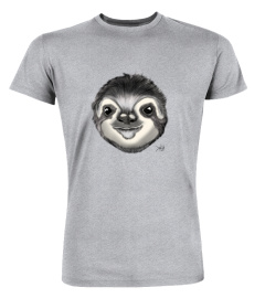 Sloth T-Shirt Handdrawn