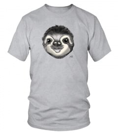 Sloth T-Shirt Handdrawn