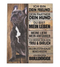 Französische Bulldogge - ICH BIN DEIN FREUND