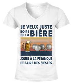 JOUER À LA PÉTANQUE ET FAIRE DES SIESTES