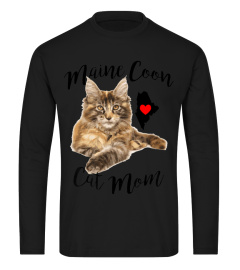 Womens Maine Coon Cat Mom Shirt