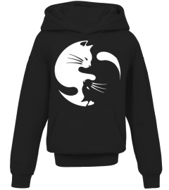 CAT YIN YANG BEST FUNNY CUTE GIFT IDEA 