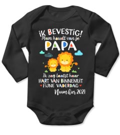 IK BEVESTIG! MAMA HOUDT VAN JE PAPA