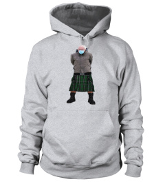 Bernie Sanders Mittens wearing kilt Funny shirt