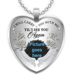 BOXER -  NECKLACE - I WILL CARRY YOU WITH ME
