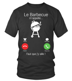 Tee-shirt le barbecue m'appelle