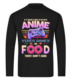 ANIME VIDEO GAMES OR FOOD